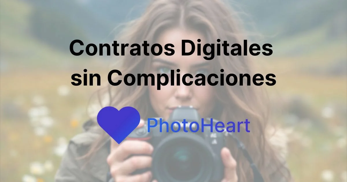 Digital Contracts in PhotoHeart: Electronic Signature Without Complications